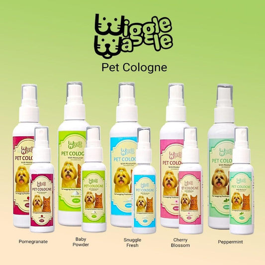 Wiggle Waggle Pet Cologne with moisturizer - long lasting fragrance
